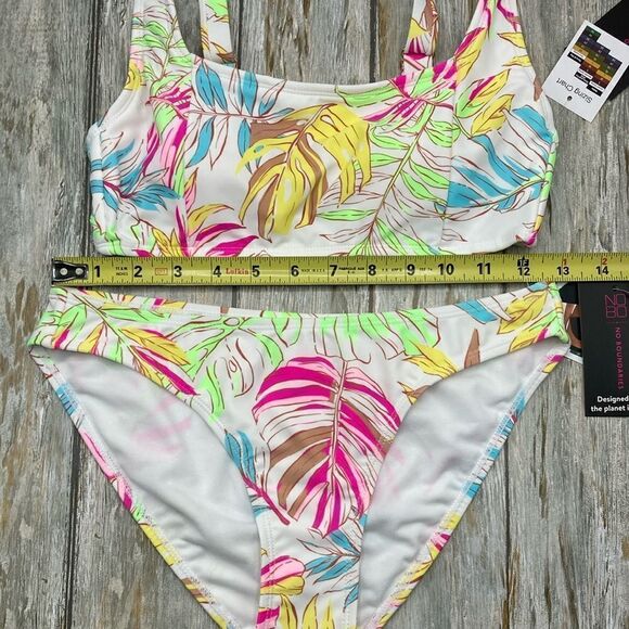 Tricot Tropical Print Bikini Swimsuit Bathing Suit Size S - Picture 2 of 6